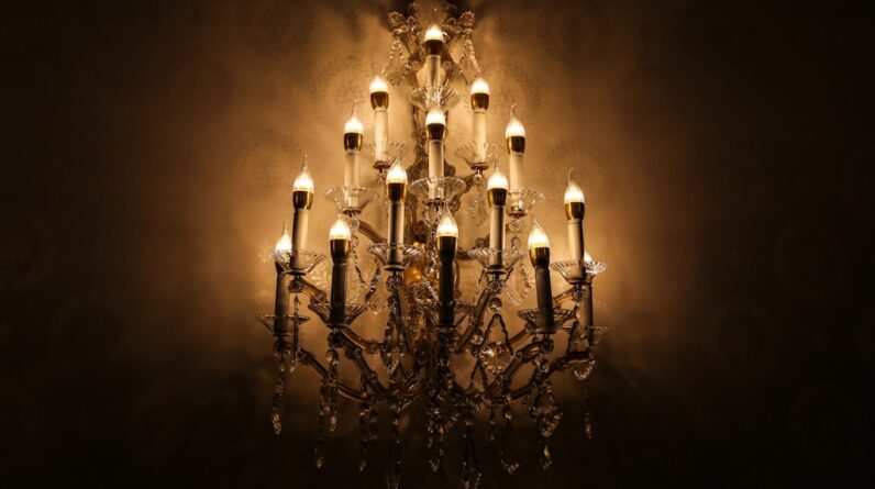 Photo Luxurious Chandelier