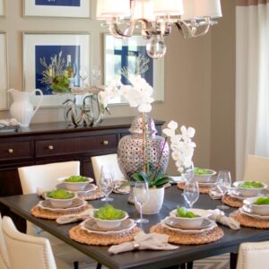 Photo "What Are the Principles of Designing a Welcoming and Functional Dining Room for Hosting Gatherings?"